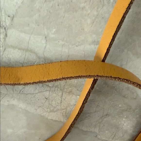 Loewe Yellow and Tan Textured Tote - Picture 6 of 7